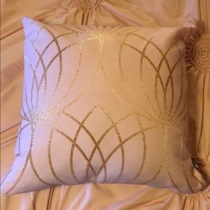 Society6 pink abstract throw pillow